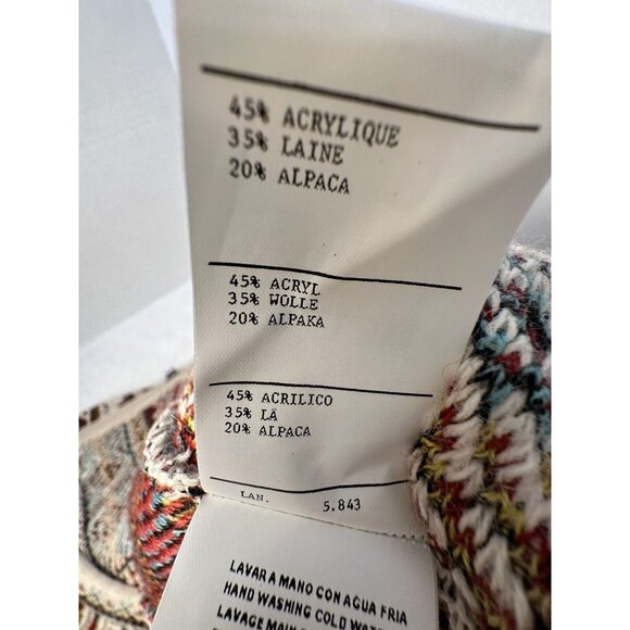 ALDO MARTINS (Anthropologie) Inverness Red Wool/Alpaca Cardigan, Size Small - Picture 8 of 14